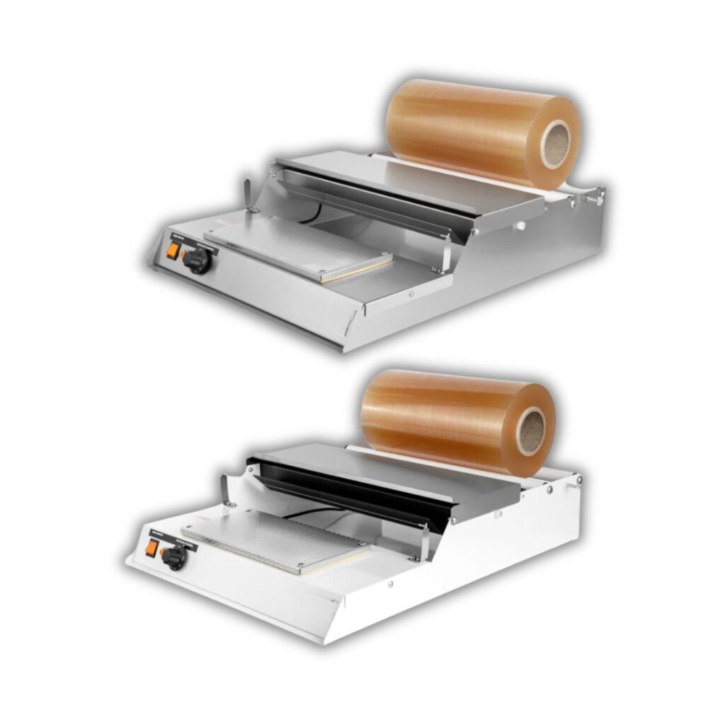 Hand Stretch Tray Overwrapping Machine (Stainless Steel/White ...
