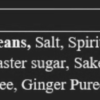 Allergens Teriyaki Caffrey