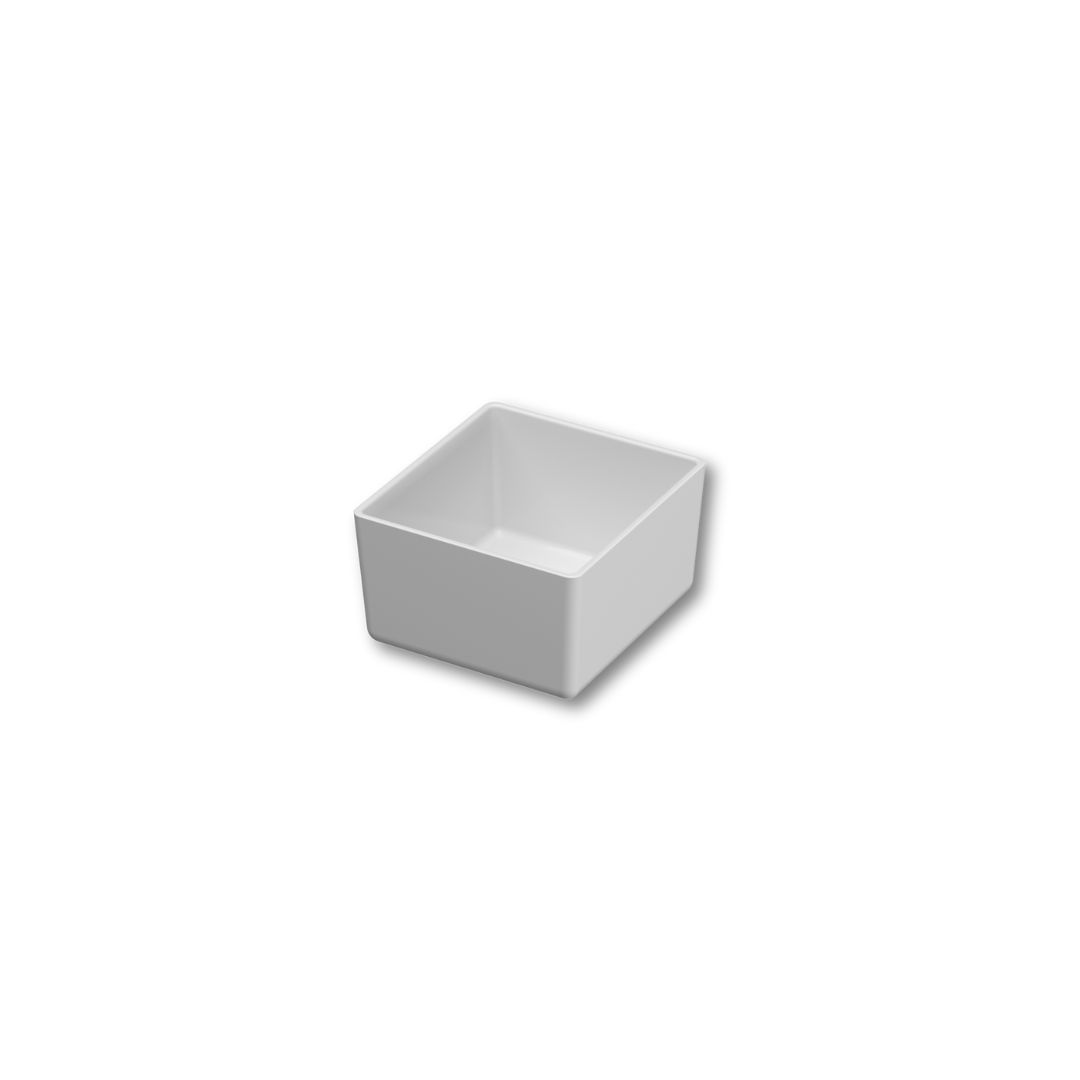 162 130 100 White melamine trays