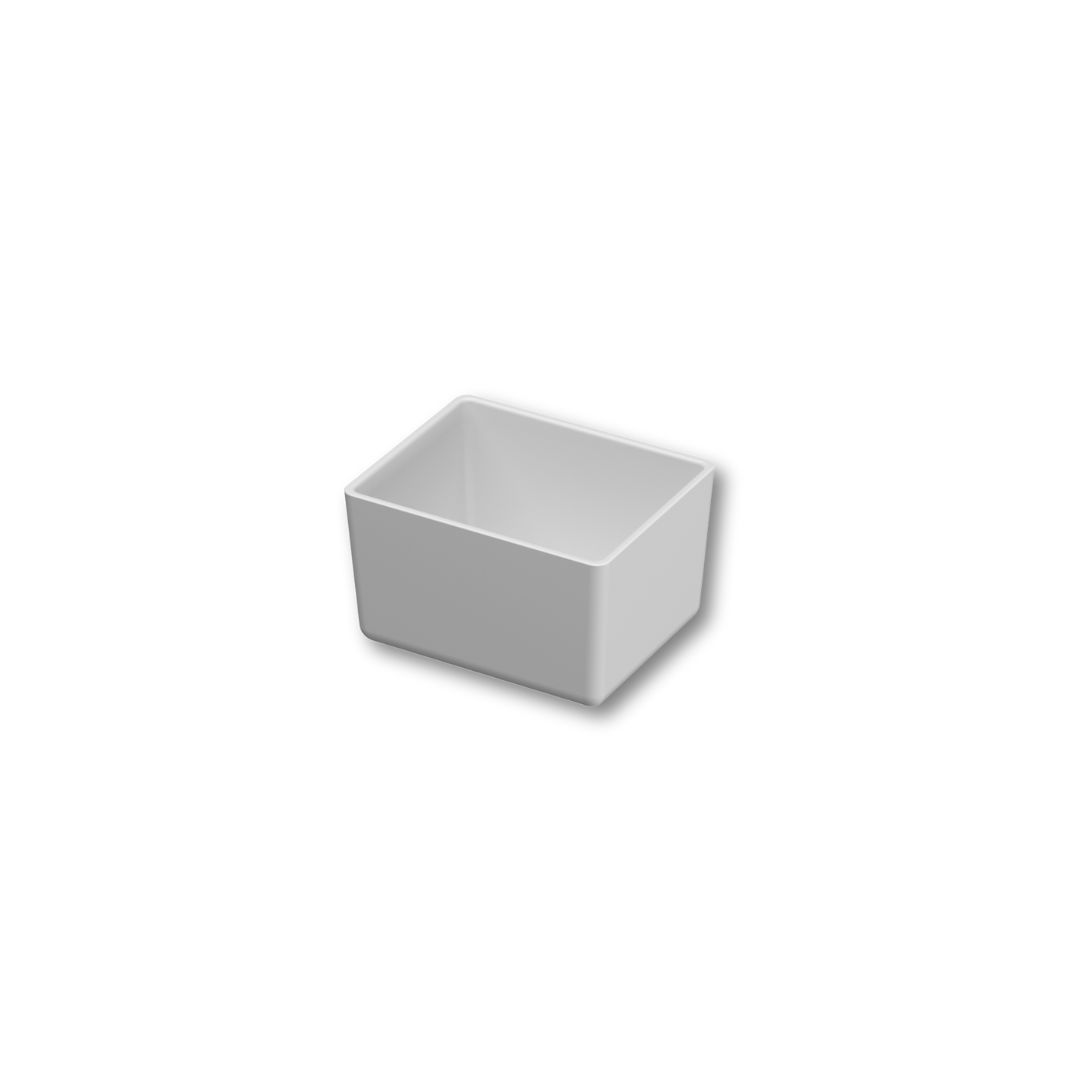 162 170 100 White melamine trays