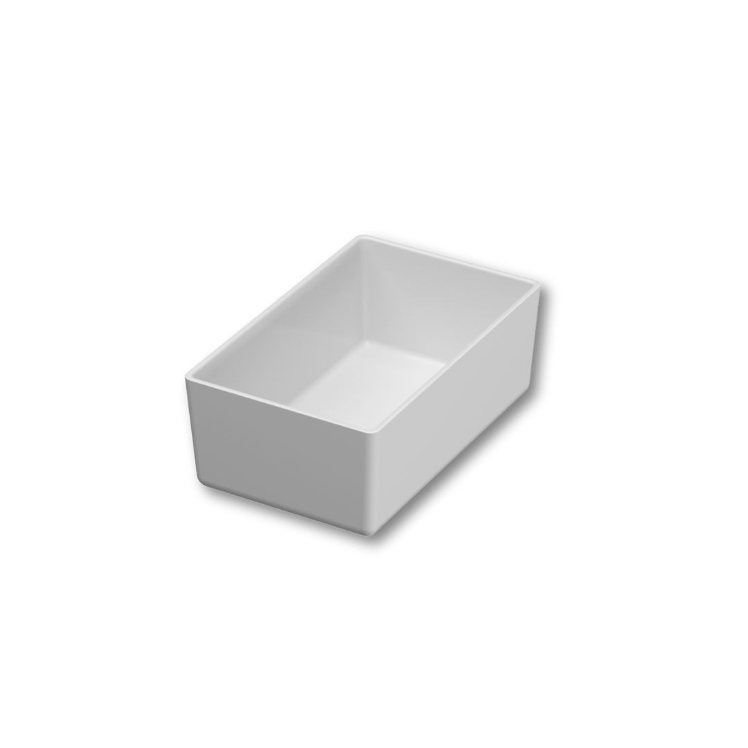 162 260 100 White melamine trays