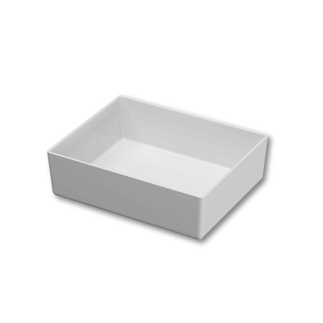 324 260 100 Melamine Tray White
