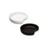 Melamine Half Moon Bowl Black or White