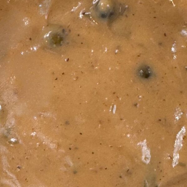 Kiernan’s Creamy Pepper Sauce Closeup